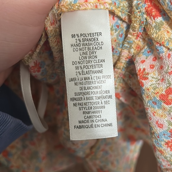 NWOT Monteau Floral Tank - Picture 4 of 5